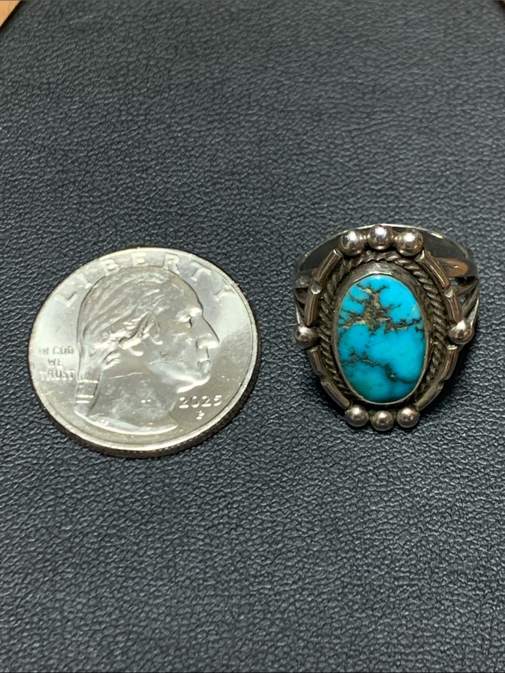 Vintage Turquoise Ring - Picture 8 of 8